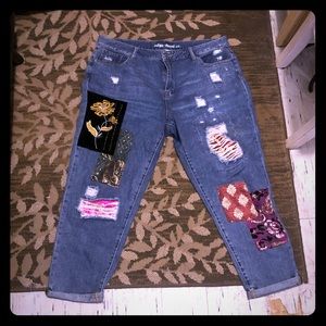 Vintage Jean Patch patterned